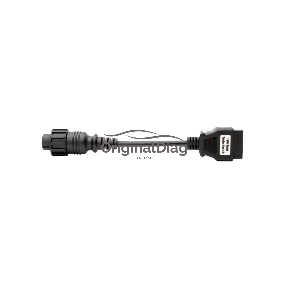 7 kontaktu Knorr OBD testa kabelis piekabēm (W074062675, AUTOCOM)