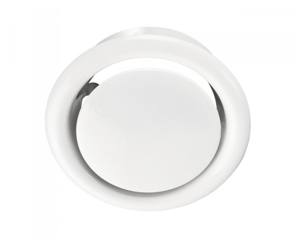 Nosūces gaisa difuzors RAL9017, 125 mm (722325)