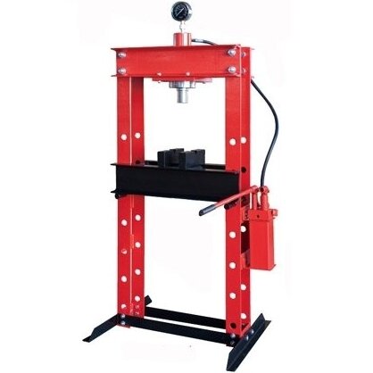 ⬡ HIDRAULINIS PRESAS SU MANOMETRU 30T (TL05004)