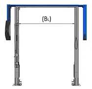 Adapter set for two-post lifts (000000-00-35, AUTOMOTIVE)