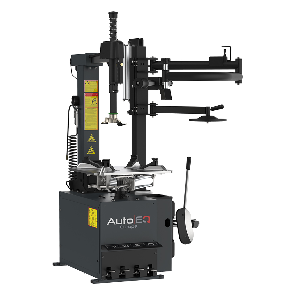 Tire mounting machine with attachment for low profile tires (AQ808B+B350)
