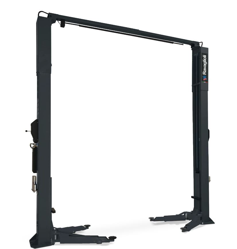 Electro-hydraulic two-post lift 4 T, RAVAGLIOLI (KPH350.40, RAVAGLIOLI)