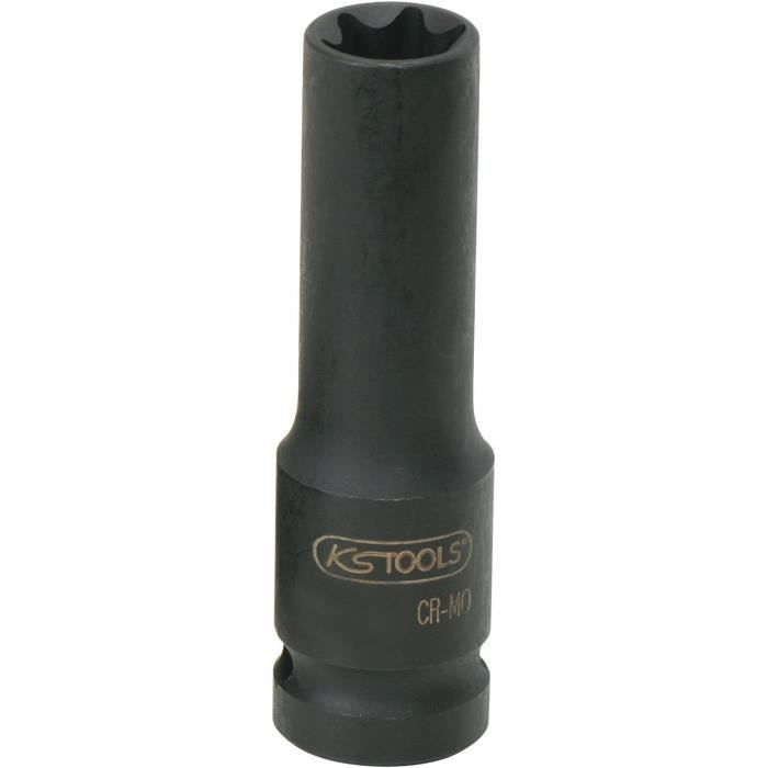 Smūginė galvutė 1/2 ilga E14 (515.1054, KS TOOLS)