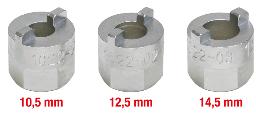 Speciālo muciņu komplekts amortizatoriem, 3 gab. (150.9410, KS TOOLS)