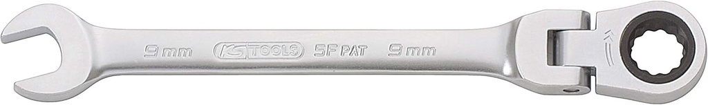 Terkšlinis veržliaraktis lanksčia galvute 15 mm (503.4715, KS TOOLS)