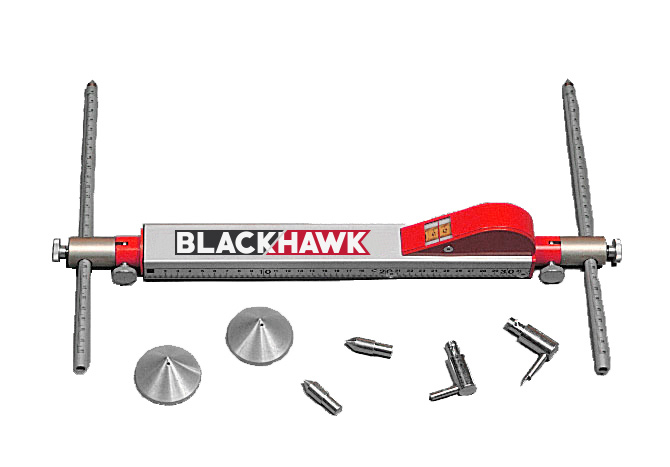 BlackHawk Teleskopinis matuoklis su priedais lyginamiesiems matavimams (AEK329, BLACKHAWK)