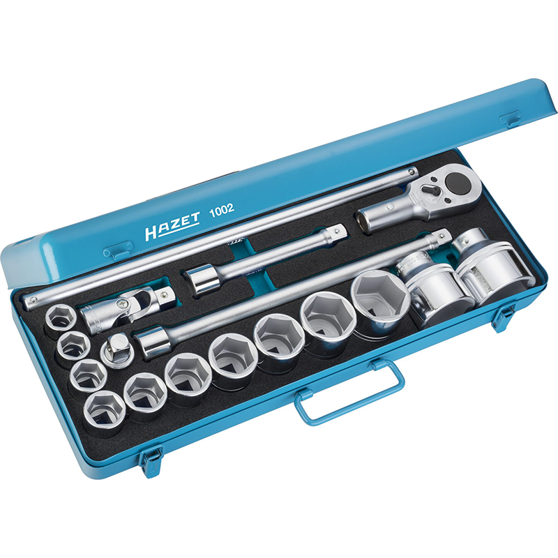 Socket set - 3/4 inch (20 mm) square, hollow (1002)