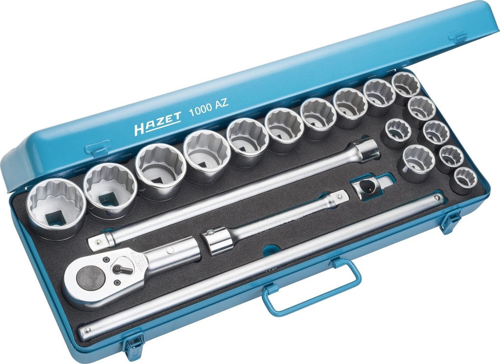 Socket set - 3/4 inch (20 mm) square, hollow (1000AZ)
