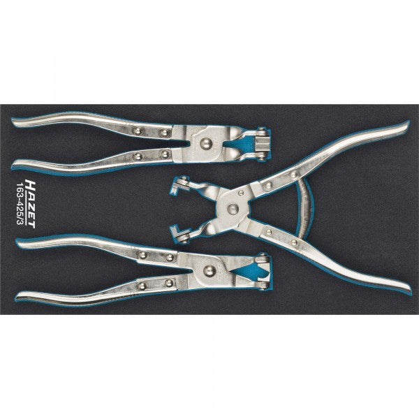 Hose clamp pliers set, 3-piece (163-425/3, HAZET)
