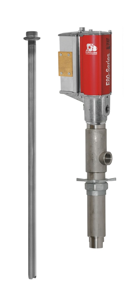 Stainless Steel Air Operated Pump 4:1, with suction tube (12745, EUROLUBE)