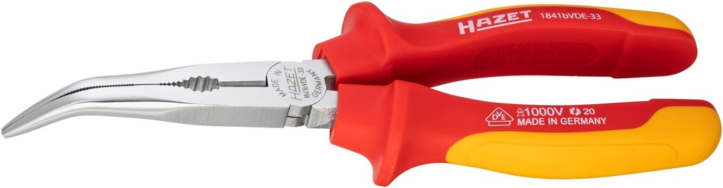 Smailianosės replės su VDE izoliacija, 200 mm (1841BVDE-33, HAZET)