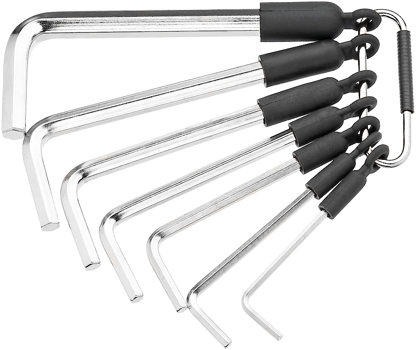 Offset screwdriver set - Inside hexagon profile, imperial (2100A/7R, HAZET)