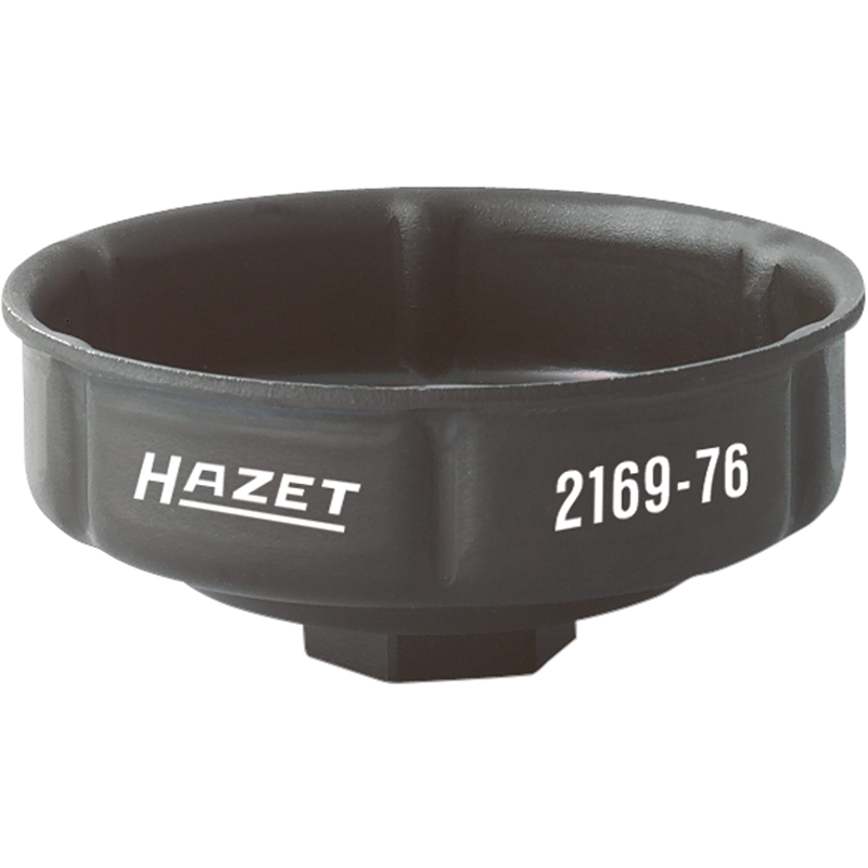 Oil filter wrench - 1/2 inch (12.5 mm) square, hollow (2169-76, HAZET)