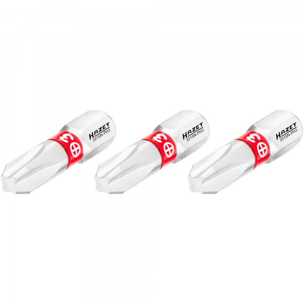 Screwdriver bit, Phillips PH3, 1/4″ (6.3 mm) hex (2215N-PH3/3, HAZET)