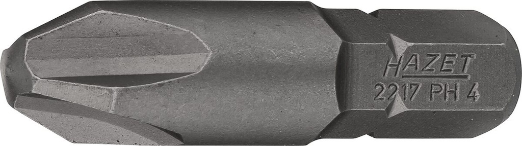 Atsuktuvo antgalis, kryžminis Phillips PH4, 5/16″ (8 mm) šešiabriaunis (2217-PH4, HAZET)