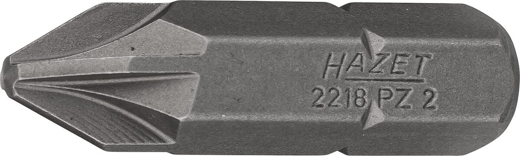 Screwdriver bit, Pozidriv PZ2, 5/16″ (8 mm) hex (2218-PZ2, HAZET)