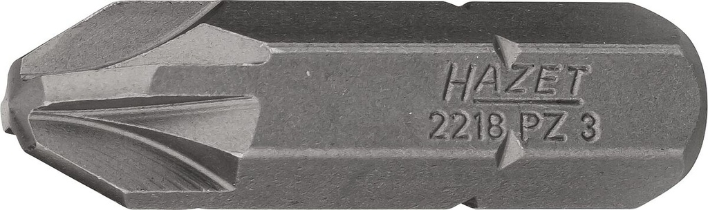 Atsuktuvo antgalis, kryžminis Pozidriv PZ3, 5/16″ (8 mm) šešiabriaunis (2218-PZ3, HAZET)