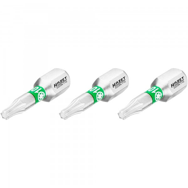 Skrūvgrieža uzgalis, Torx T10, 1/4″ (6,3 mm) sešstūra (2223N-T10/3, HAZET)