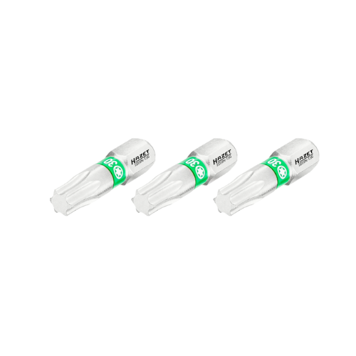 Screwdriver bit, Torx T30, 1/4″ (6.3 mm) hex (2223N-T30/3, HAZET)