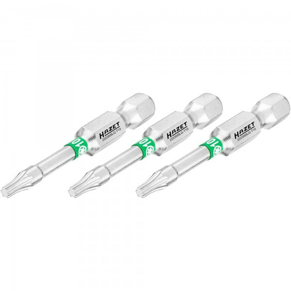 Skrūvgrieža uzgalis, Torx T10, 1/4″ (6,3 mm) sešstūra (2223NSLG-T10/3, HAZET)