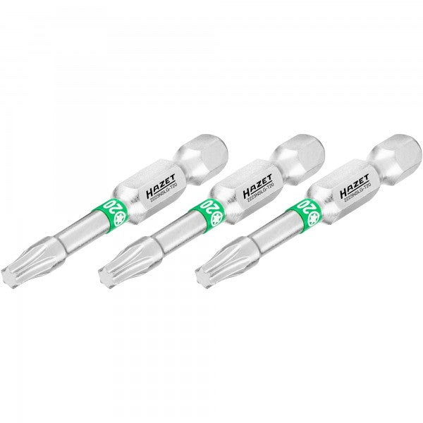 Skrūvgrieža uzgalis, Torx T20, 1/4″ (6,3 mm) sešstūra (2223NSLG-T20/3, HAZET)