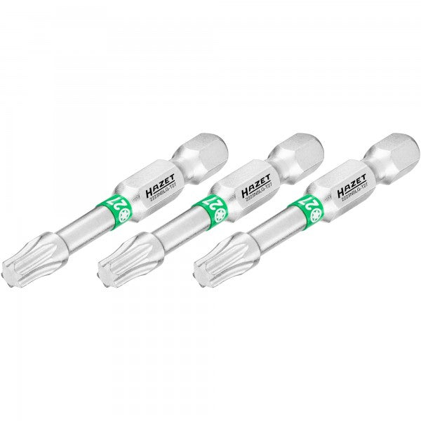 Screwdriver bit, Torx T27, 1/4″ (6,3 mm) hex (2223NSLG-T27/3, HAZET)