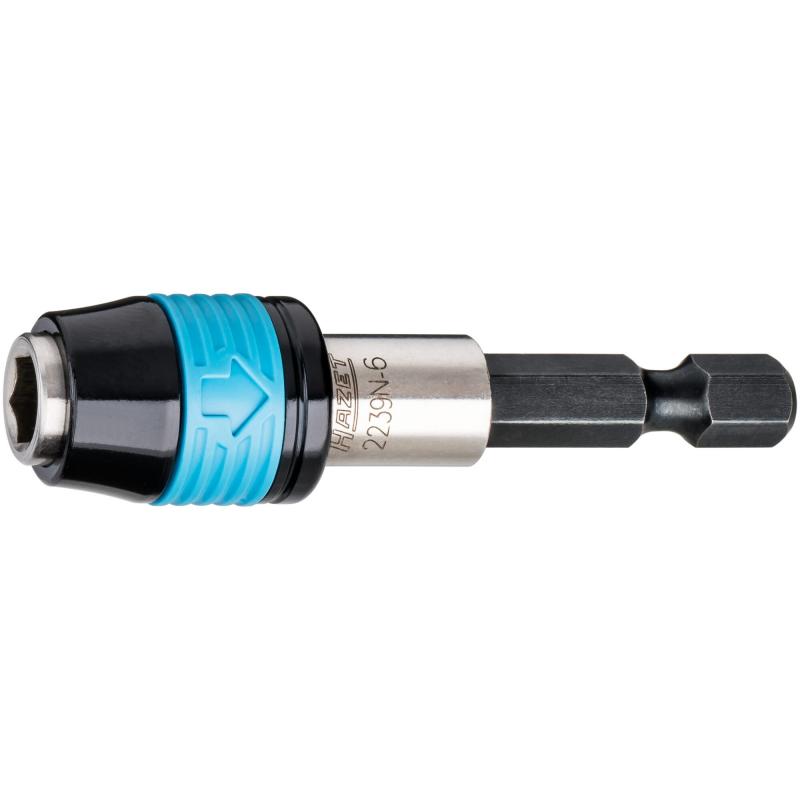 Adapteris 1/4″ (6,3 mm) sešstūris (pilns) → 1/4″ (6,3 mm) sešstūris (dobjš), 60 mm (2239N-6, HAZET)