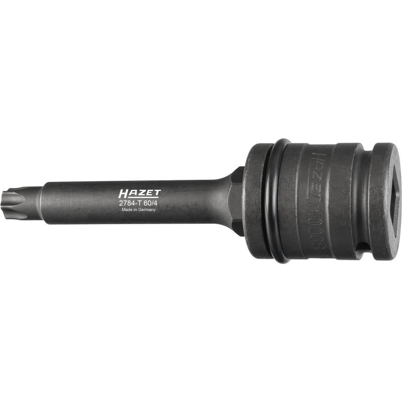 Stabdžių disko atsuktuvinių galvučių komplektas, 3/4″ (20 mm) kvadratas, T60 (2784-T60/4, HAZET)
