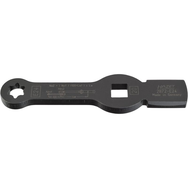 Trieciena (sitamā) gredzenatslēga E24, 3/4″ piedziņa (2872-E24, HAZET)