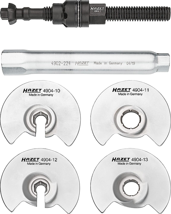 Universal inside spring vice set 4904/6, 6-pieces (1097342, HAZET)