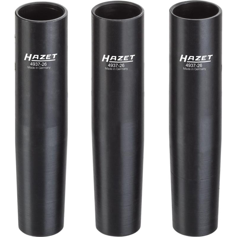 Kravas auto centrēšanas čaulu komplekts, 1/2" (12,5 mm) kvadrāts, 3 gab. (4937-26/3, HAZET)