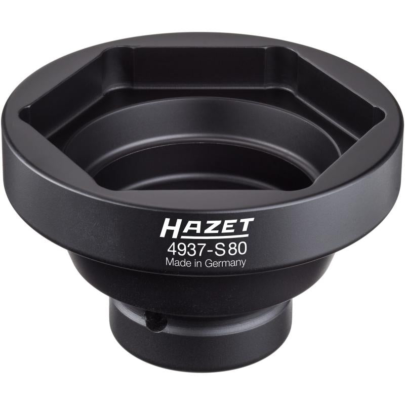 Kravas auto ass uzgriežņa galva, 3/4" (20 mm) kvadrāts, sešstūra, 80 mm (4937-S80, HAZET)