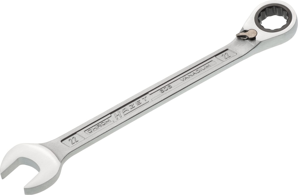 Ratcheting combination wrench 22 mm (606-22, HAZET)