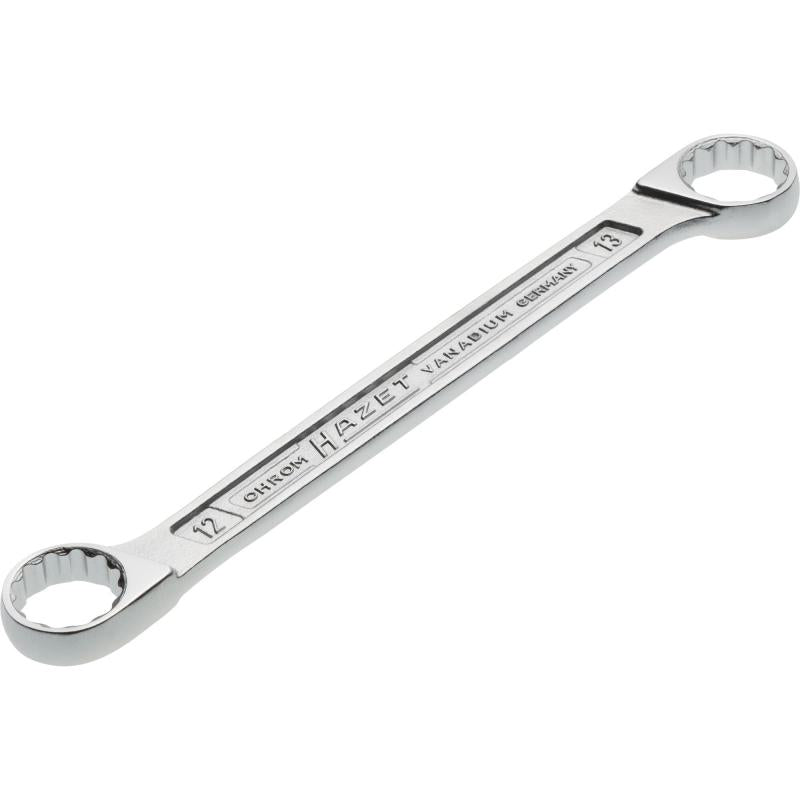 Double box-end wrench, outside 12-point traction profile, 12 × 13 mm (610N-12X13, HAZET)
