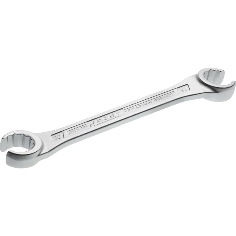 Open double box-end wrench, outside 12-point profile, 30 × 32 mm (612-30X32, HAZET)