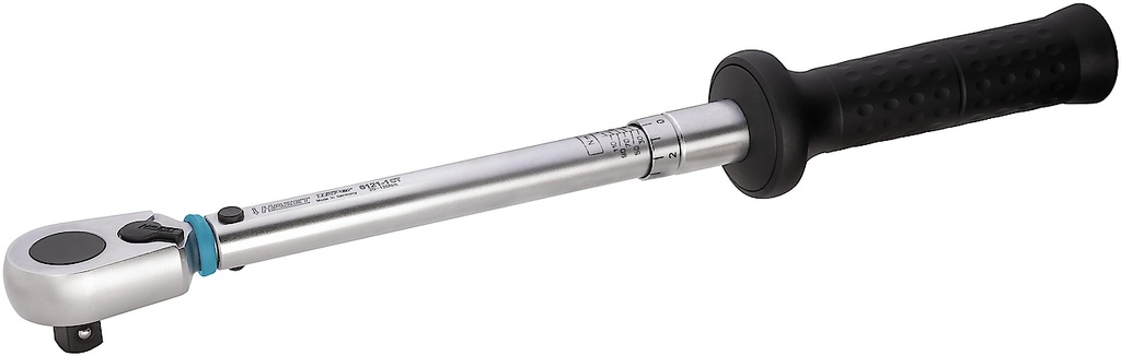 Dinamometrinis raktas su DAkkS kalibravimo sertifikatu, momento diapazonas 20–120 Nm (6121-1CTCAL, HAZET)