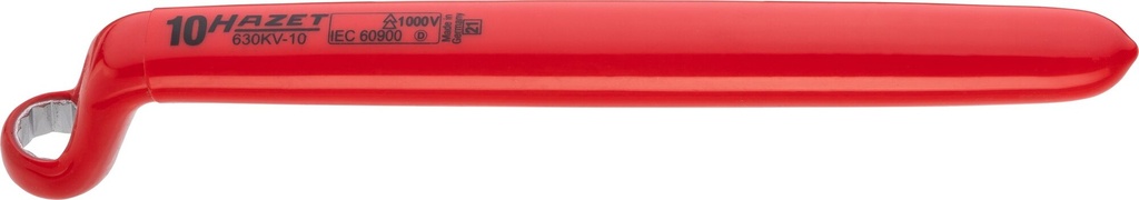 Single box-end wrench with protective insulation (630KV-10)