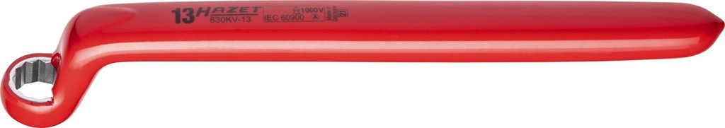 Single box-end wrench with protective insulation (630KV-13)