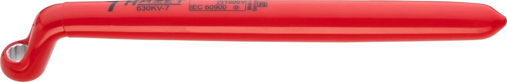 Vienpusis žvaigždinis raktas su apsaugine izoliacija, 7 mm (630KV-7, HAZET)