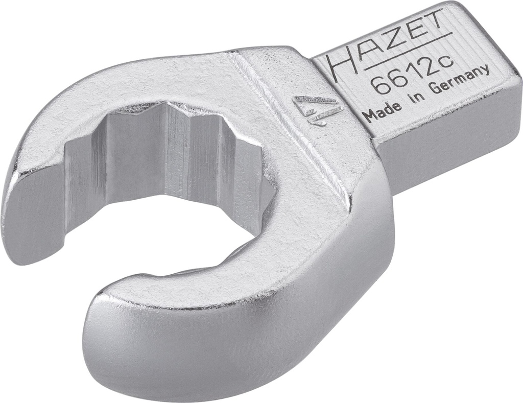 Insert box-end wrench, open, 9x12mm, 17mm (6612C-17, HAZET)