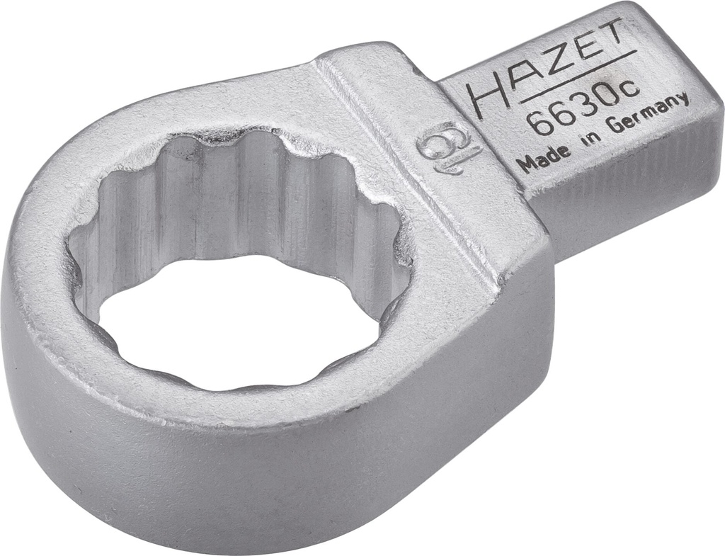 Ieliekamā gredzenatslēga, 9x12mm, 19mm (6630C-19, HAZET)