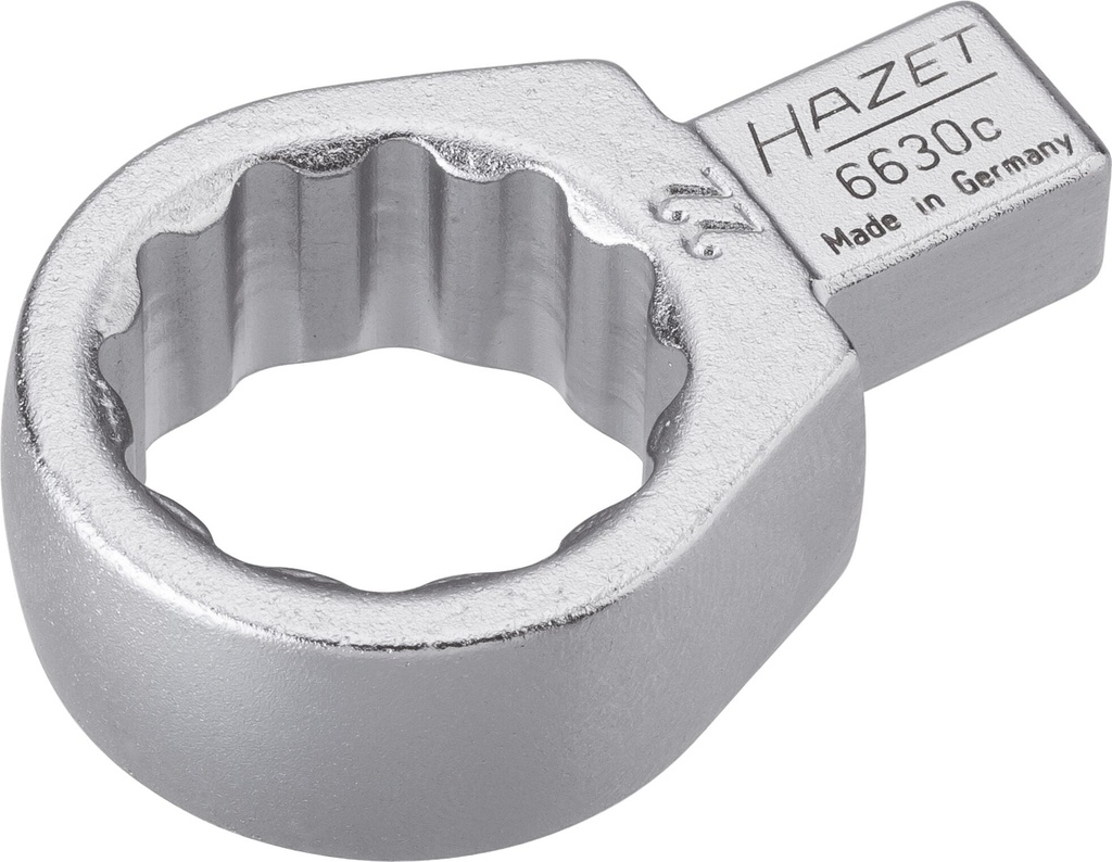 Ieliekamā gredzenatslēga, 9x12mm, 22mm (6630C-22, HAZET)