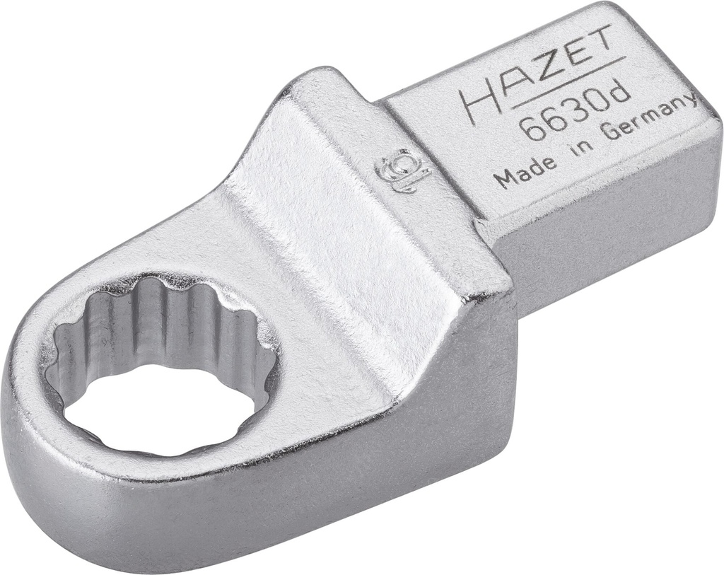 Insert box-end wrench, 12-point - 14 x 18 mm insert square, solid (6630D-16, HAZET)