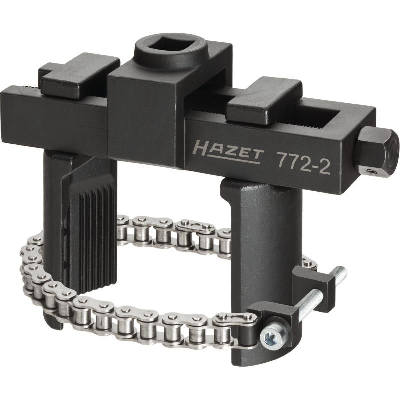 Universal axle and locknut wrench unit tool set, 3/4 inch (20 mm) square, hollow, 16-pieces (772-2/16, HAZET)