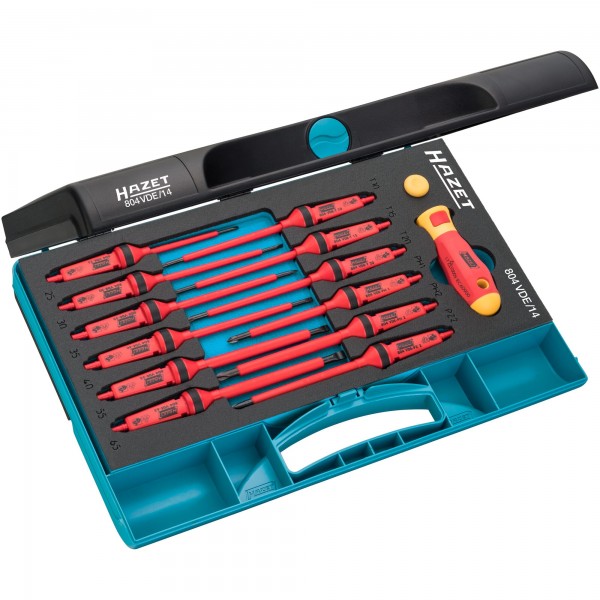 Screwdriver set - with protective insulation (804VDE/14)