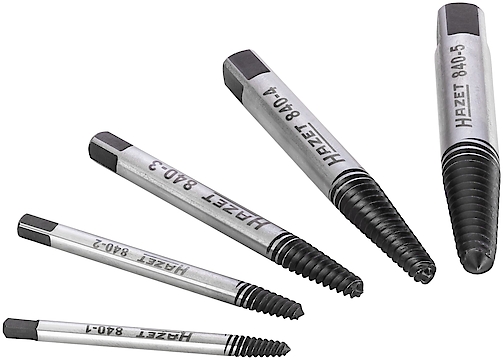 Screw extractor set - 5-pieces (840/5)