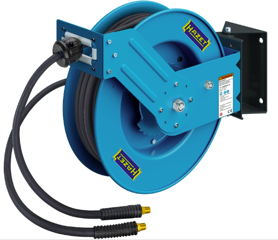 Atvira automatinė žarnos ritė suslėgtam orui, žarna 10 mm (9040OS-10, HAZET)