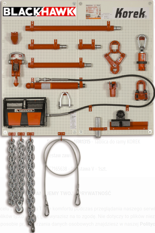 KOREK PULL SET - 1 HYDRAULIC UNIT (AFM1315, BLACKHAWK)