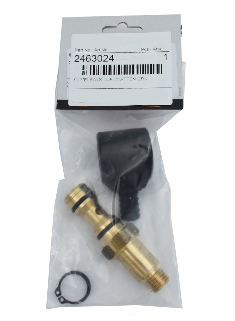 Swivel kit Air/Water Cc15 with shaft (1470205, EUROLUBE)