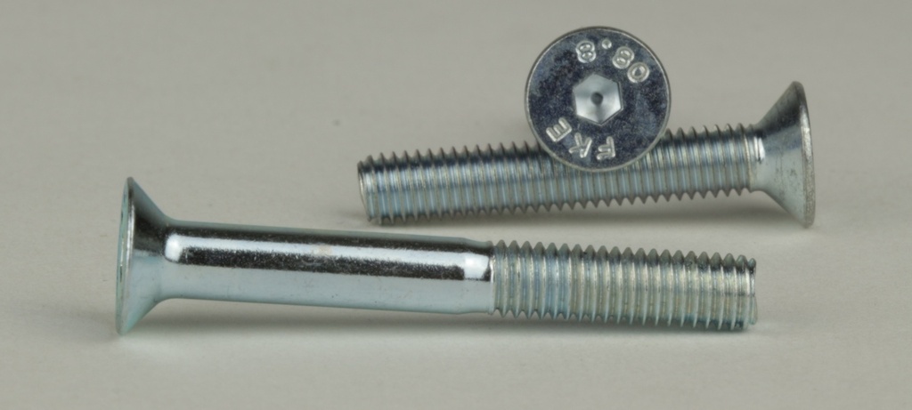 VARŽTAS M8X25 - DIN7991-8.8-ZN (MBBF823, BLACKHAWK)